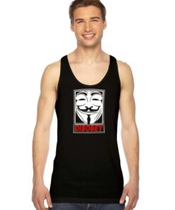Disobey Anonymous Mask Tank Top