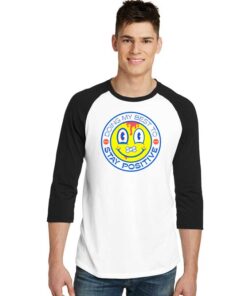 Doing My Best To Stay Positive Raglan Tee