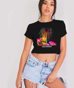 Don Toliver Watercolor Photo Crop Top Shirt