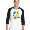 Donald Duck Angry Disney Vintage Raglan Tee