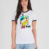 Donald Duck Angry Disney Vintage Ringer Tee