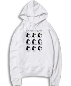 Expressions of Gunter Penguin Adventure Time Hoodie