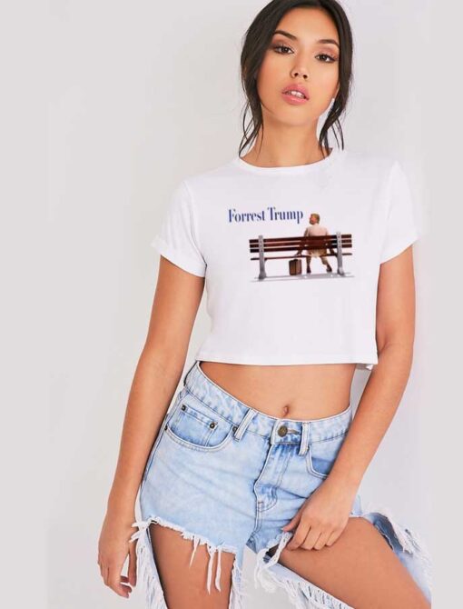 Forrest Trump Park Chair Crop Top Shirt