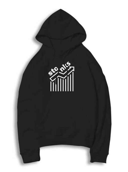 Funny Stonks Market Reference Hoodie