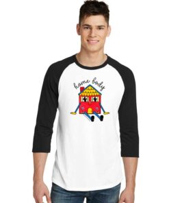 Home Body Introvert Parody Raglan Tee