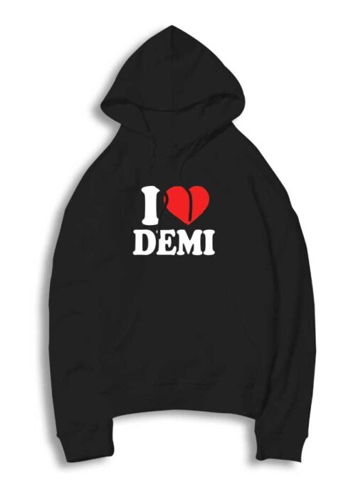 I Love Demi Lovato Logo Hoodie