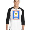 I Love Lasagna And Naps Garfield Raglan Tee