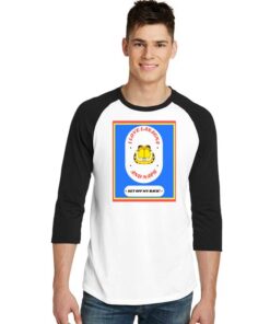 I Love Lasagna And Naps Garfield Raglan Tee