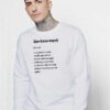 Introvert Meaning Quote Sweatshirt