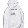 Introvert Meaning Quote Hoodie