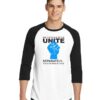 Introverts Unite Separately In Homes Raglan Tee