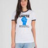 Introverts Unite Separately In Homes Ringer Tee