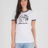 John Lennon Line Art Sign Ringer Tee