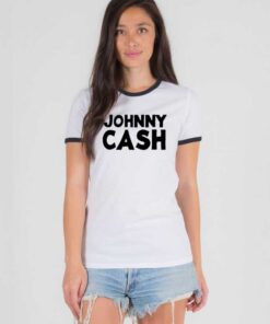 Johnny Cash Quote Ringer Tee