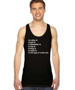 Justice League Member Species Tank Top