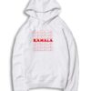 Kamala Harris Red Word Hoodie