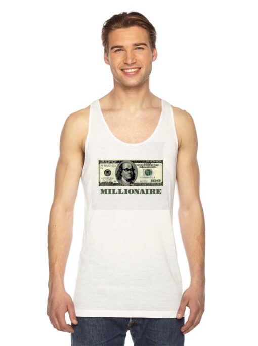 Millionaire Dollar Thug Life Glasses Tank Top