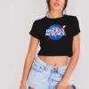 Nasa It Is Rocket Science Logo Crop Top Shirt