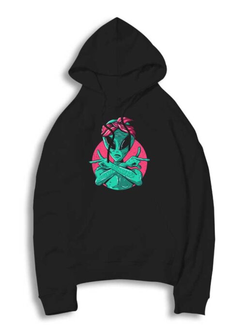 Oldschool Type Beat Bandits Alien Hoodie