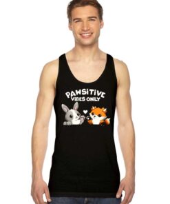 Pawsitive Vibes Only Furry Animal Tank Top