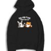 Pawsitive Vibes Only Furry Animal Hoodie