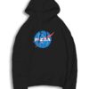 Pizza Nasa Blue Logo Hoodie