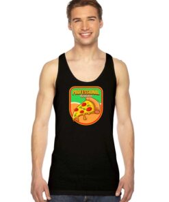 Professional Pizza Eater Badge Tank Top