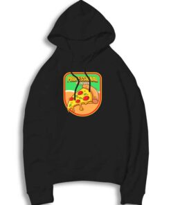 Professional Pizza Eater Badge Hoodie
