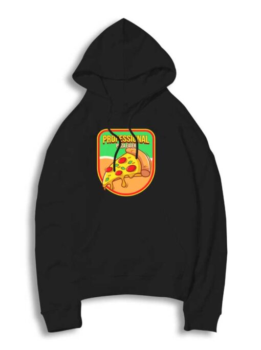 Professional Pizza Eater Badge Hoodie