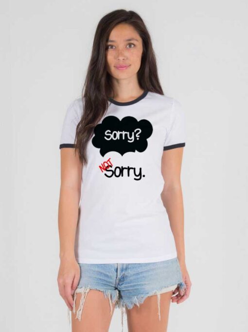 Sorry Not Sorry Demi Lovato Ringer Tee