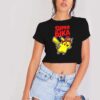 Super Pika Bros Anime Mashup Crop Top Shirt