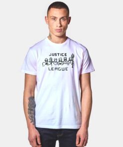 The Justice League Ugly Drawing T Shirt