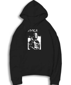 The Smiling Avicii Face Portrait Hoodie
