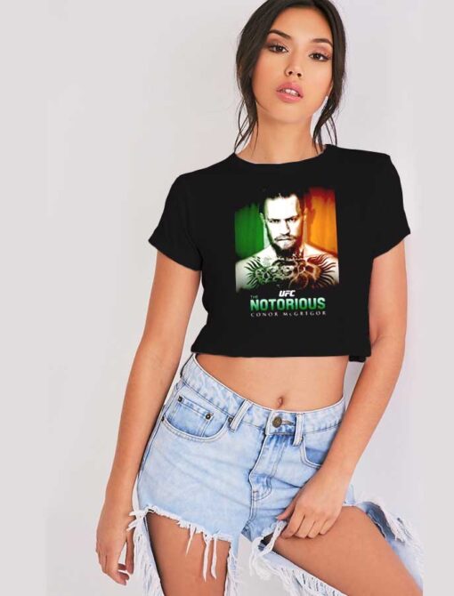 UFC Notorious Conor McGregor Ireland Crop Top Shirt