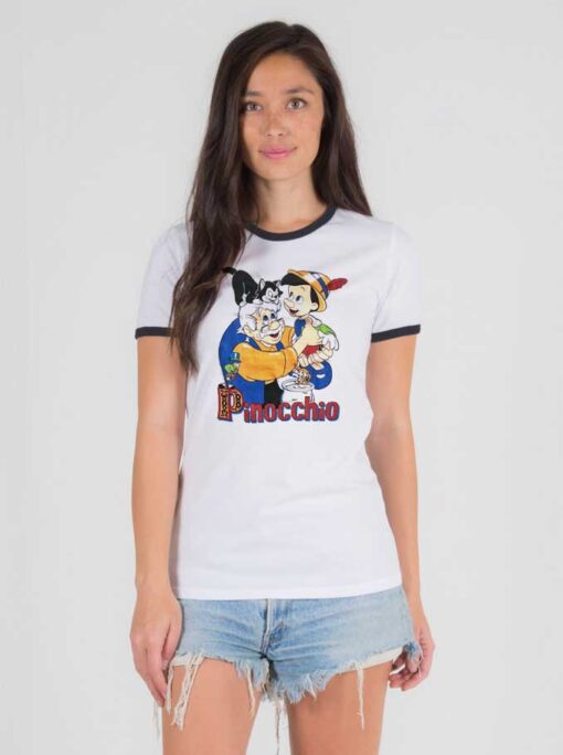 Vintage Disney Pinocchio Family Ringer Tee