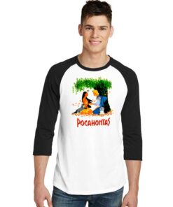 Vintage Disney Pocahontas Movie Raglan Tee