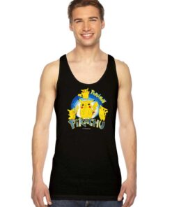 Vintage Pokemon Pikachu Cute Tank Top