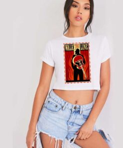 Walk The Line Vintage Guitar Crop Top Shirt