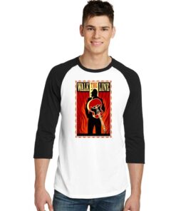 Walk The Line Vintage Guitar Raglan Tee