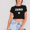 Zero Star Smashing Pumpkins Logo Crop Top Shirt