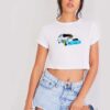 Blue Vehicle Car Travis Scott Crop Top Shirt