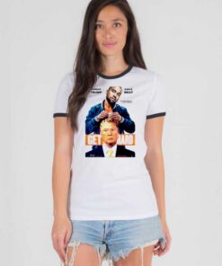 Donald Trump Kanye West Get Hard Ringer Tee