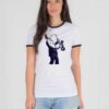 Donald Trump Playing Saxophone Ringer Tee