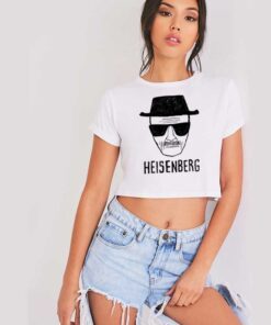 Heisenberg Breaking Bad Drawing Crop Top Shirt