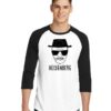 Heisenberg Breaking Bad Drawing Raglan Tee