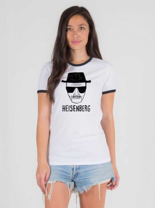 Heisenberg Breaking Bad Drawing Ringer Tee