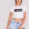 Jmenfou Flower Box Logo Crop Top Shirt