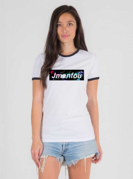 Jmenfou Flower Box Logo Ringer Tee