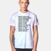 Jmenfou Quote Compilation T Shirt