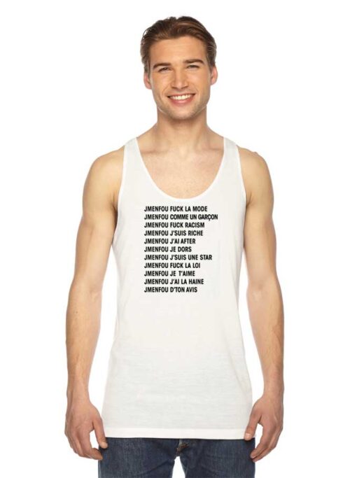 Jmenfou Quote Compilation Tank Top